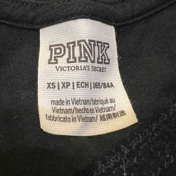 PINK Mesh V-Neck Top with Sequins - Picture 4 of 5